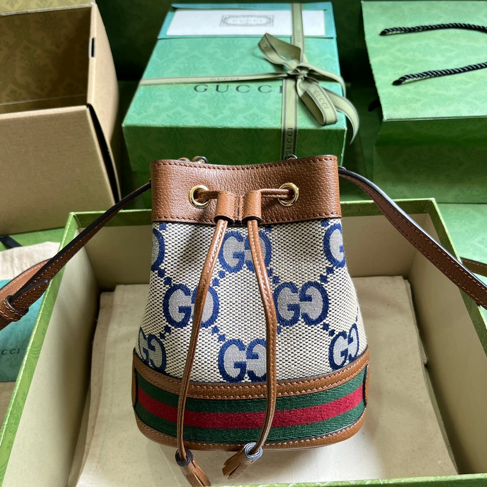 Gucci Ophidia Mini GG Bucket Bag