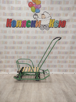 Санки коляска Ника Тимка 5 универсал оливковый