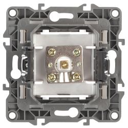 12-3101-03 ЭРА Розетка TV одиночная, IP20, Эра12, алюминий