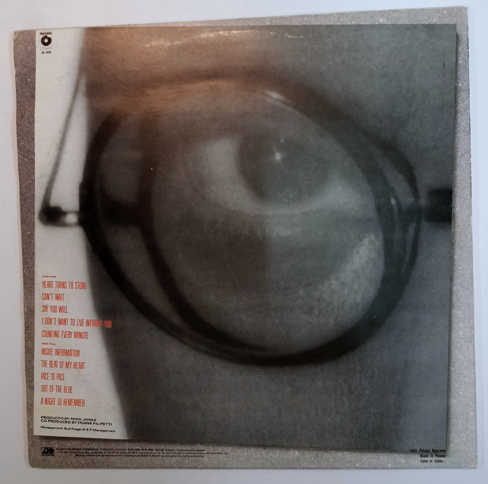 Foreigner Inside Information (Poland 1987)