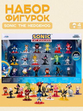 Набор фигурок Nano Sonic The Hedgehog 18шт Wave 2 1.65" 36774