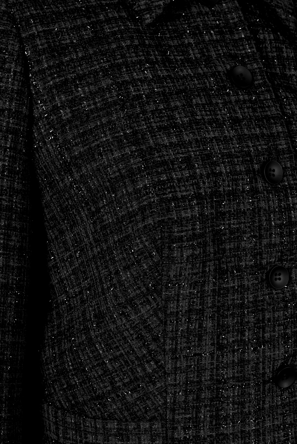 Жакет женский 3888ВП, черный блеск #323ЧБл043888ВП