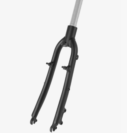 Вилка COURIER жесткая 29",  стальная, шток 1 1/8" , под диск тормоз (IS),  дропауты под эксцентрик,
