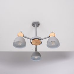 Люстра На Штанге Rolla 3 Gray By Imperiumloft