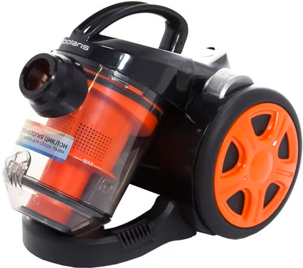 Пылесос Polaris PVC 1516, 320 Вт всасывание, 1.5 л контейнер, радиус 6 м