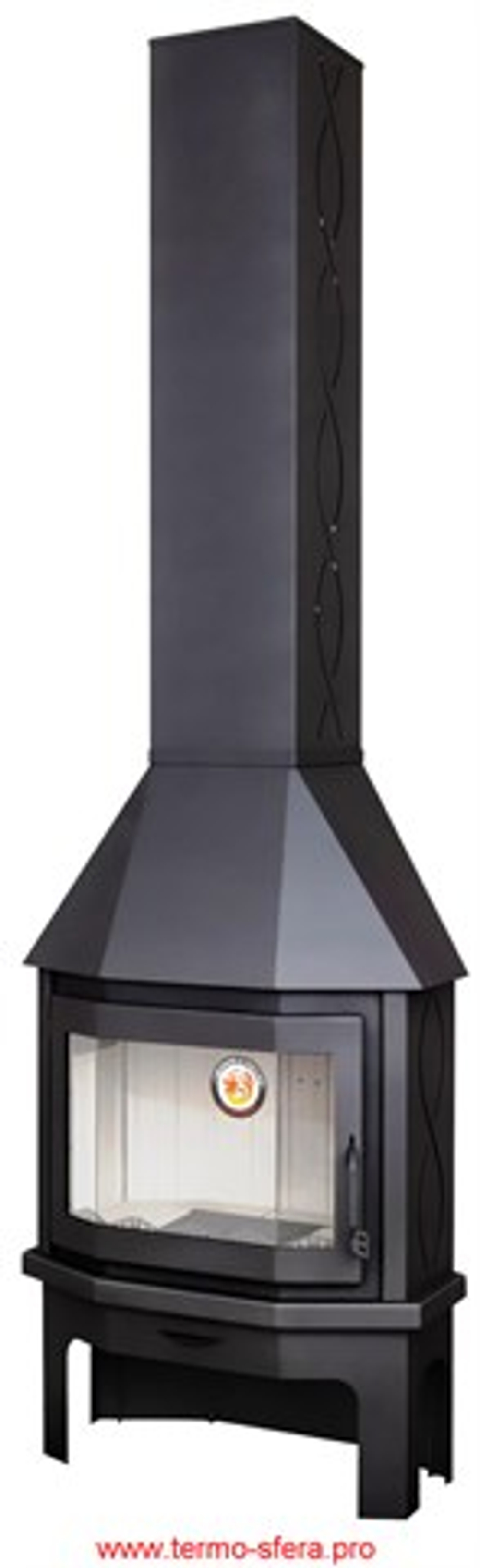 Камин МЮНХЕН ПРИСТЕННО-УГЛОВОЙ черный