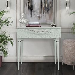 Консоль Арт Колор leaves Классик Сильвер Серый дым