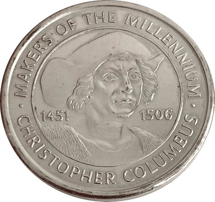 Жетон «Миллениум» Христофор Колумб