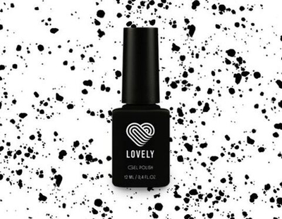 Матовый топ с черным вкраплением "Point" Lovely, 12ml