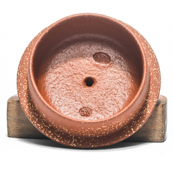 316030 Чайник ИСИН "ШИПЯО" (Каменный Черпак) 200мл, глина красный с песком