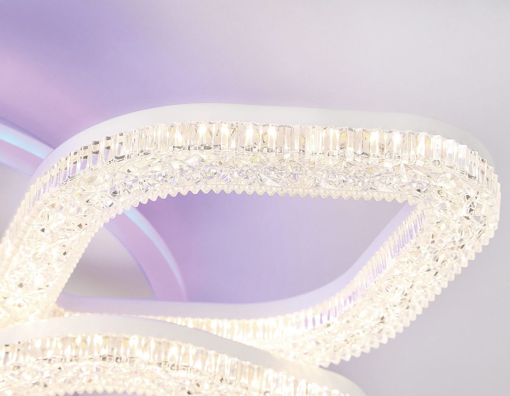 Ambrella Потолочный светодиодный светильник с RGB подсветкой и пультом Original FA3929