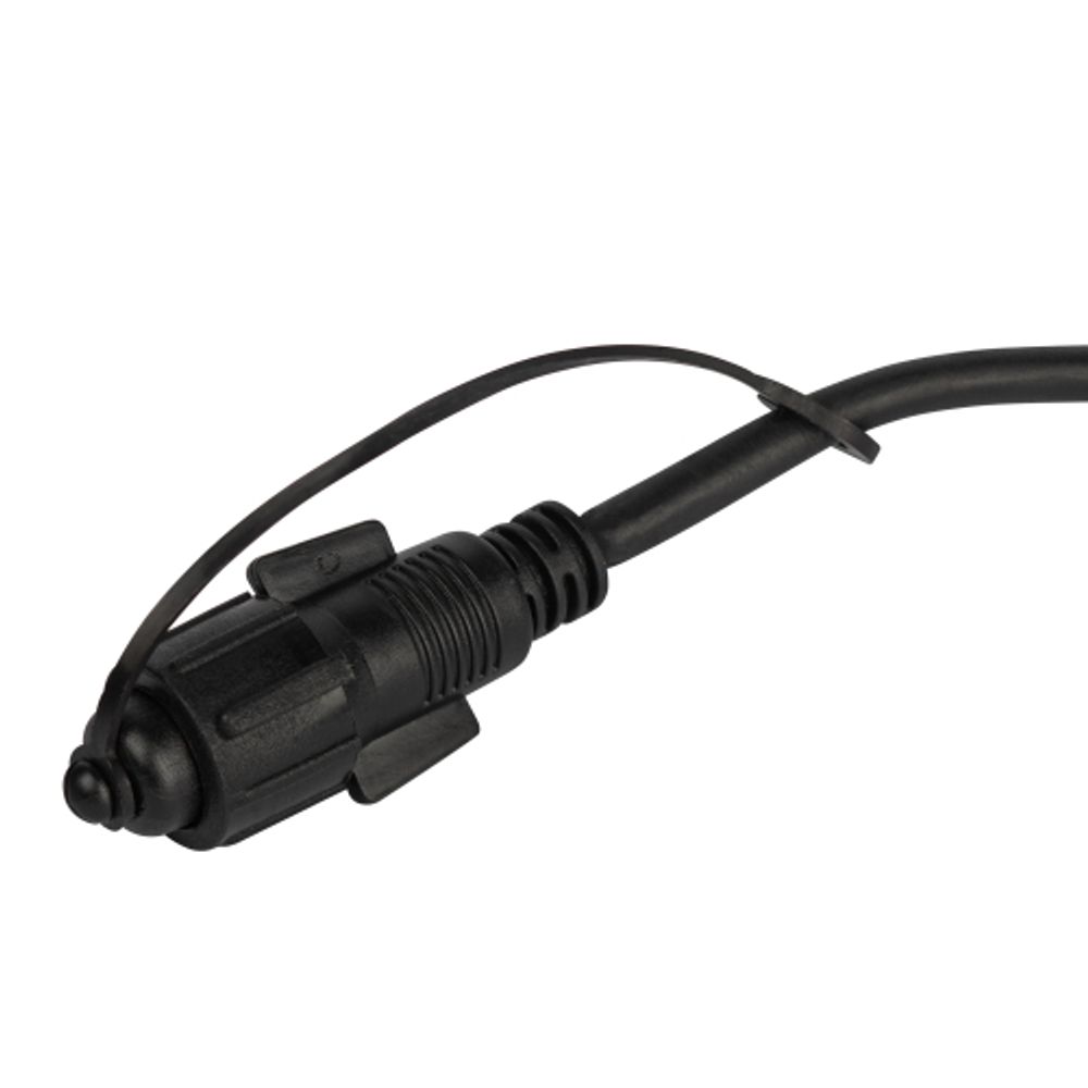 Шнур питания ЭРА ERAPS-K800 для гирлянд IP65 800 Вт 6А каучук черный