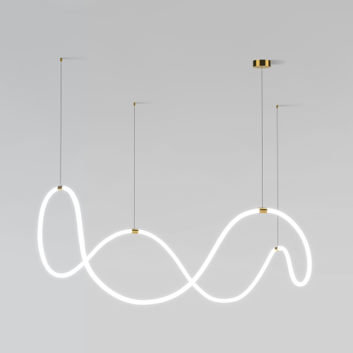 Подвесной светодиодный светильник Eurosvet Full light 90288/1 латунь