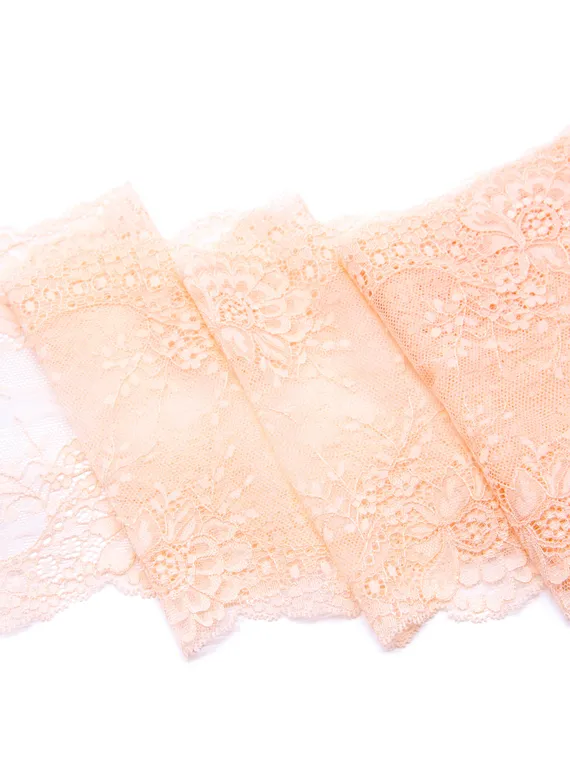 03-228 Кружево эластичное 17 см, телесный