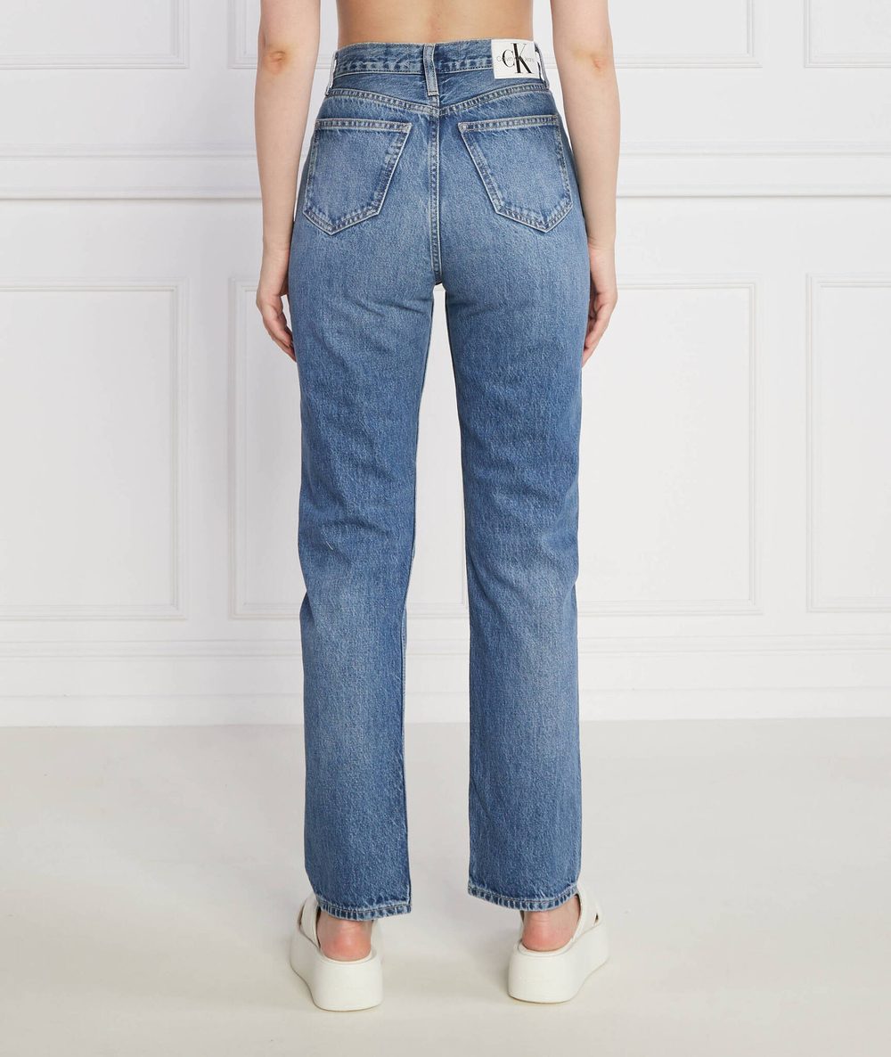 Джинсы HIGH RISE STRAIGHT CALVIN KLEIN JEANS - голубой(J20J221244)