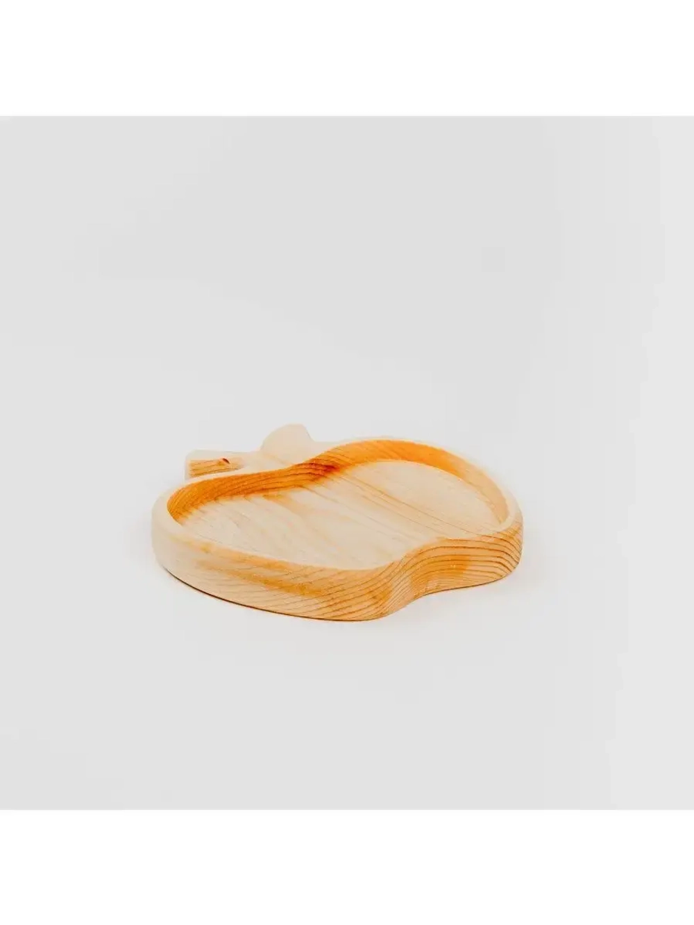 Деревянная менажница "Яблоко" из кедра