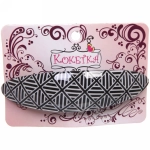 Заколка автомат «Calista - Lili», овал, 6 цветов, 9*2,5см (Кокетка)