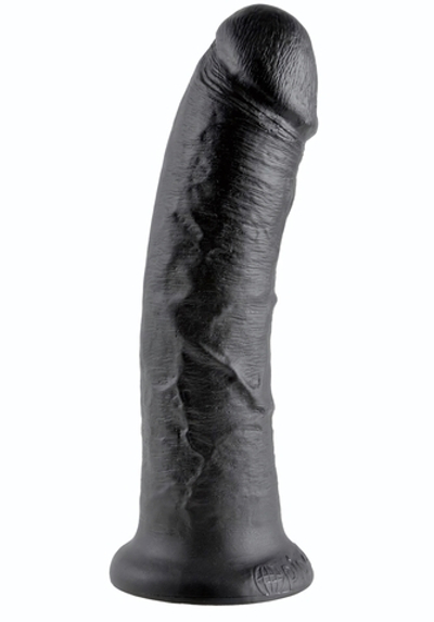 Чёрный фаллоимитатор 8 Cock - 20,3 см. (Цвет: черный)