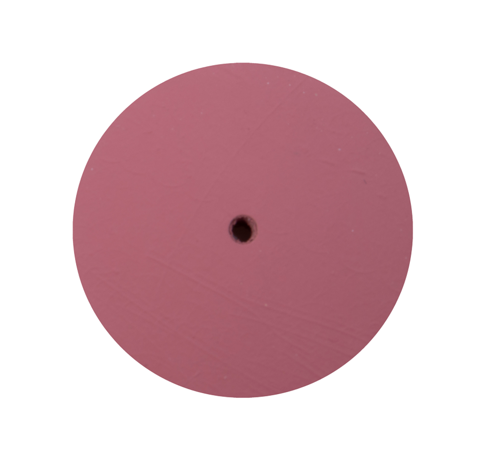 Резинка для золота темно-розовая (диск 22 х 3 мм AU-R22sf)