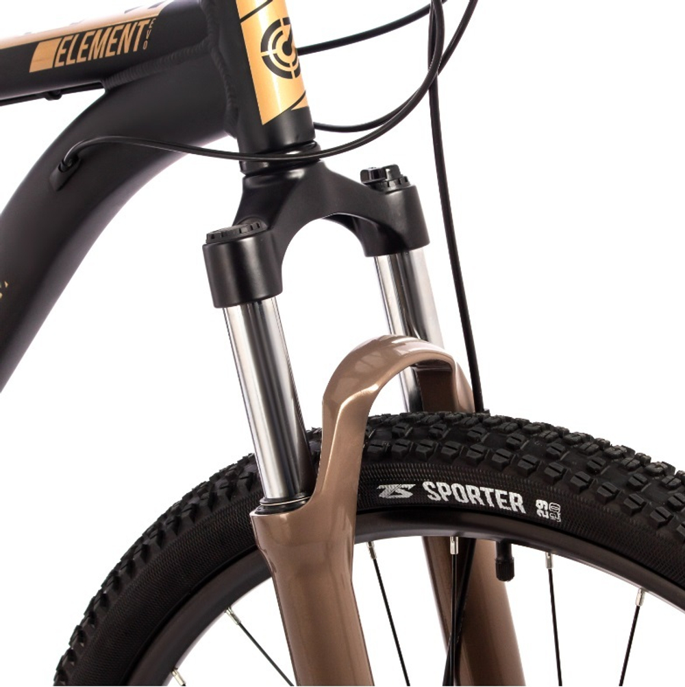 Велосипед STINGER 29" ELEMENT EVO золотистый, алюминий, размер 22"