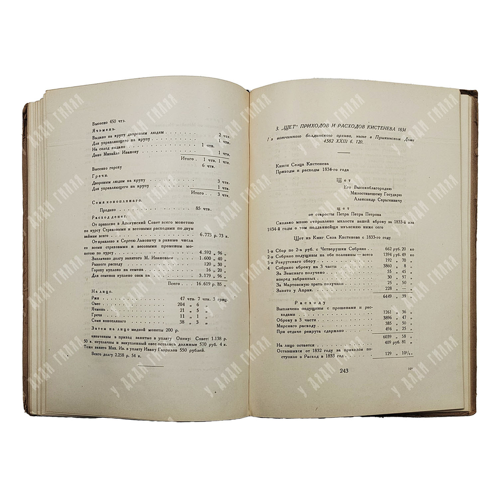 Щеголев П. Е. Пушкин и мужики. По неизданным материалам. [1928].