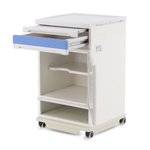 Тумбочка прикроватная Med-Mos BLZ-016 (ПТ-005Д) голубой/белый