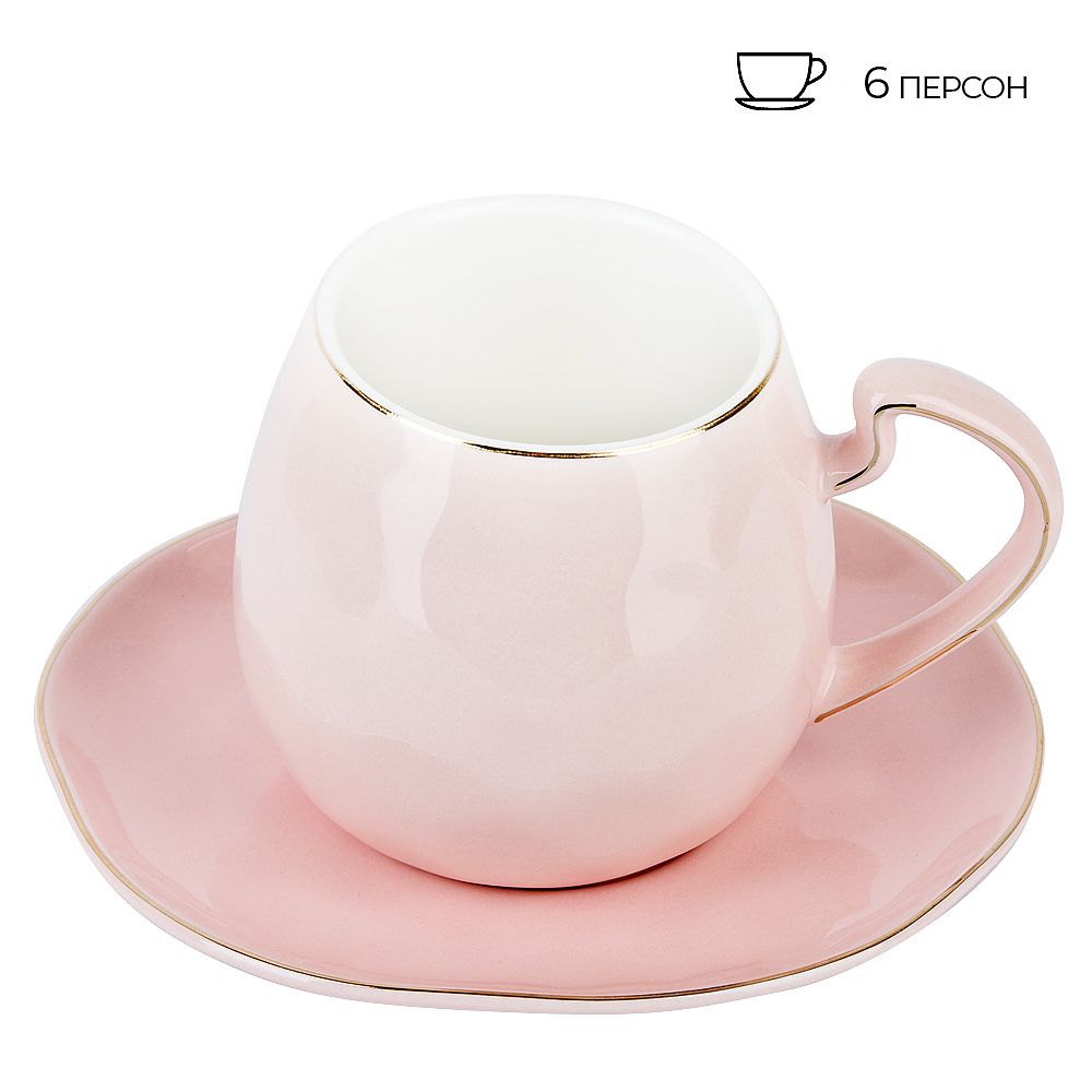 Набор 12 пр. " . Alissa" (6 персон) v=280мл (подарочная упаковка)