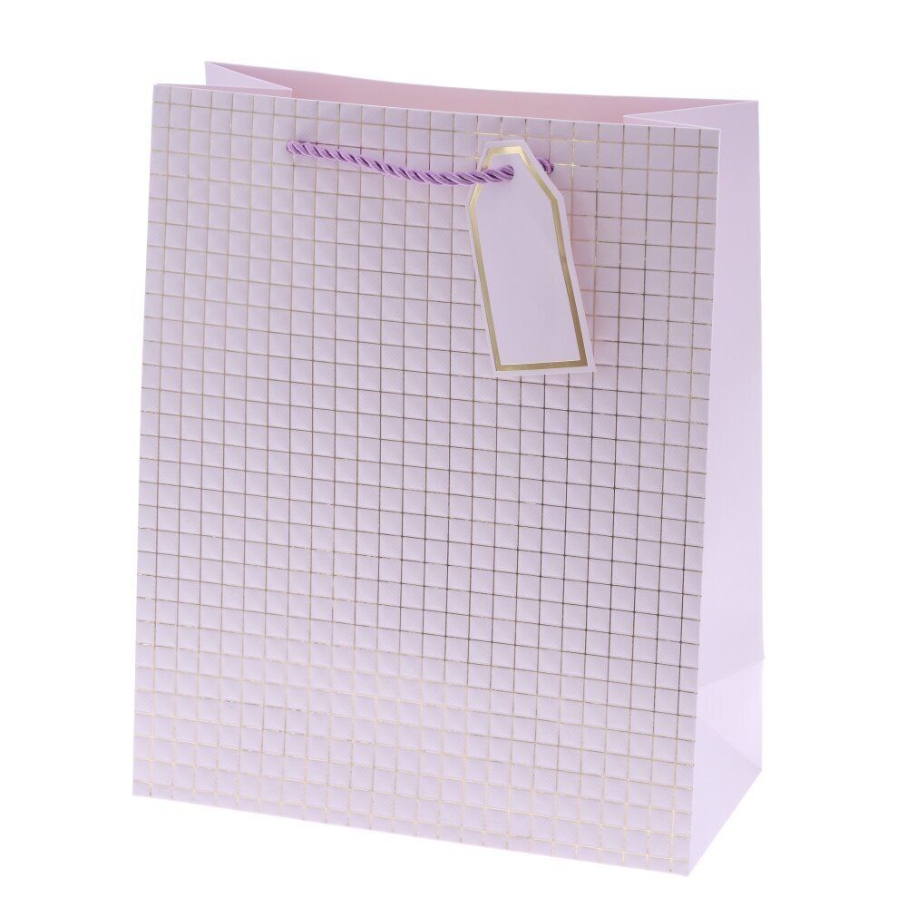 GAEM Пакет подарочный M (бумага 210г/м2, блок 12шт), L26 W12 H32 см, 14в.