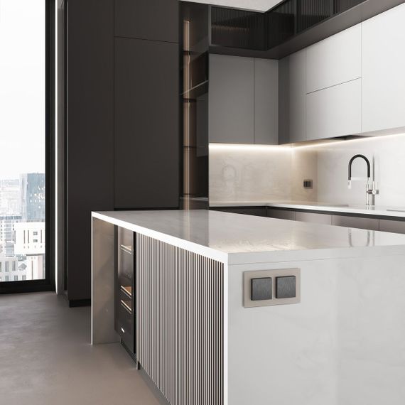 Розетка влагозащищенная с заземлением с защитной крышкой и шторками Werkel N графит рифленый W1171204 4690389213076