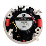 Direct Power Technology DP-26F 6'+1.5' коаксиальная потолочная АС, RMS20W/Max40W, 8ohm, кроссовер, высота 200mm, цвет белый