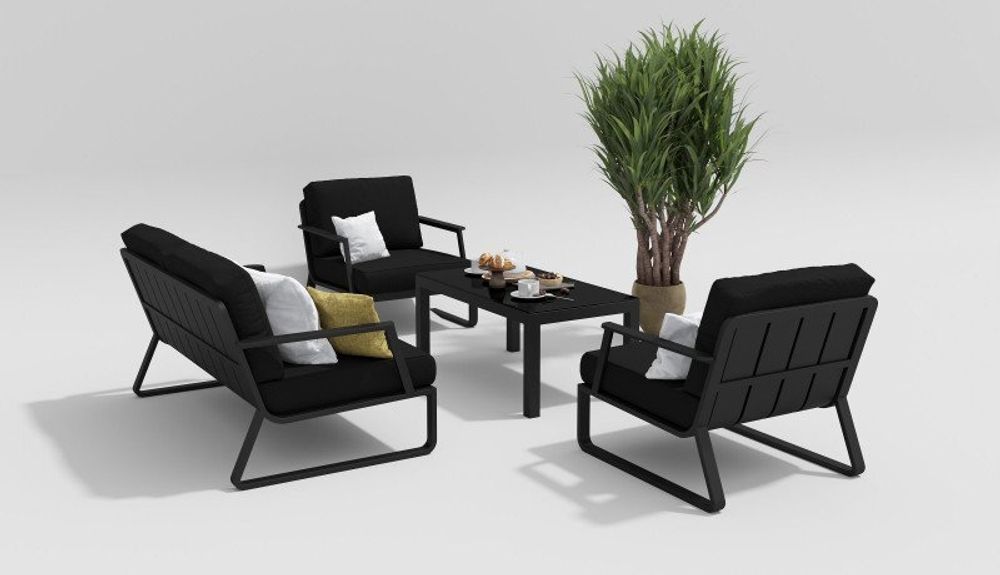 Voglie, набор антрацит/черный, алюминий