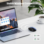 Мышь оптическая беcпроводная MU006, 2.4 GHz, Blue UGREEN 15064