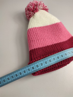 Шапка с помпоном на 2-3 года