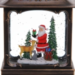 Сувенир с подсветкой «Зимняя мелодия» 14,3*8*22 см (работает от 3*АА и USB+музыка, подсветка)