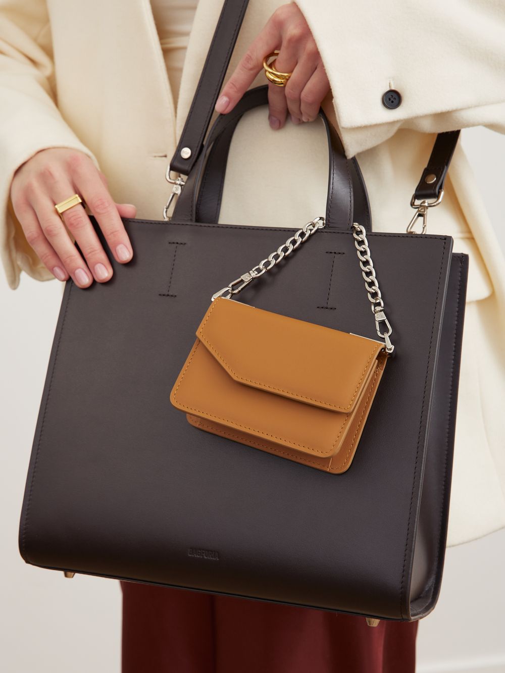 ШОППЕР КВАДРАТНЫЙ Т.КОРИЧНЕВЫЙ