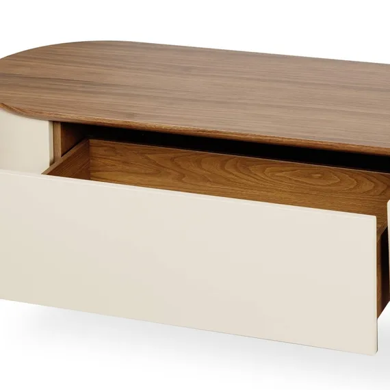 ТВ-тумба Rome 204х45 см, шпон ореха