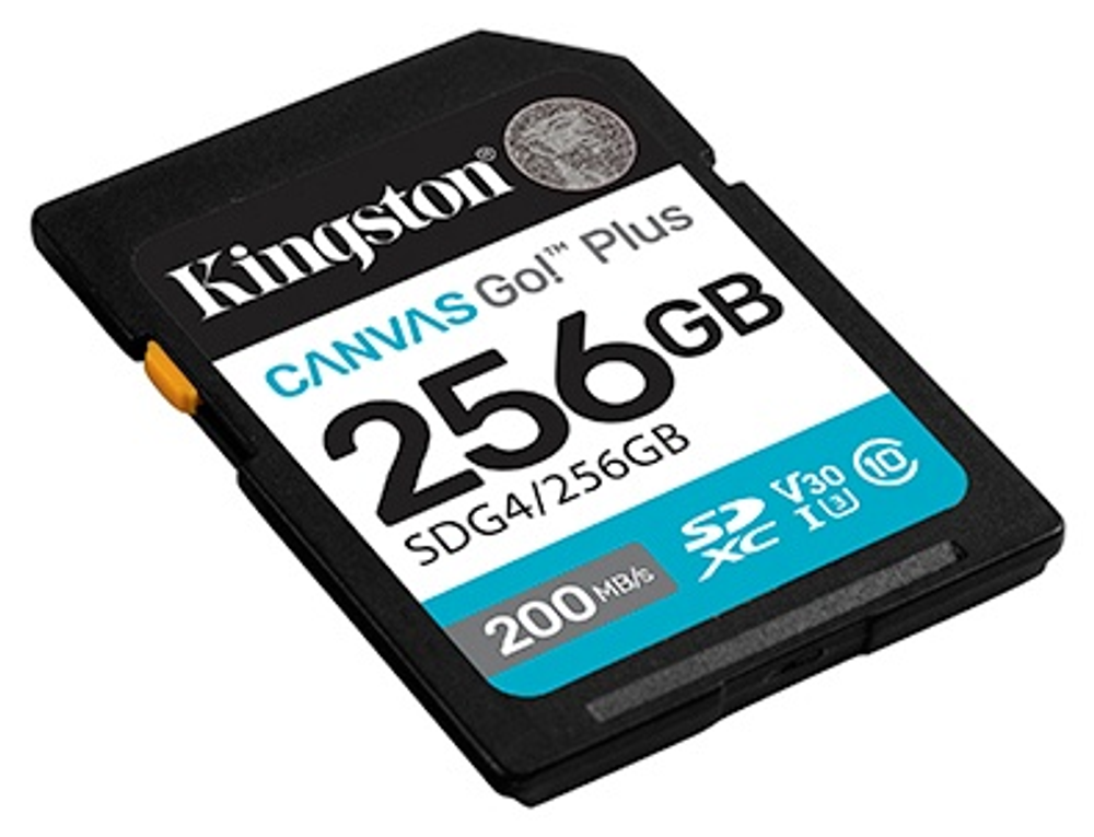 Карта памяти Kingston Secure Digital XC SDG4/256GB 256 Гб