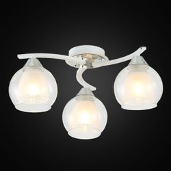 Citilux Кристи CL152130 Люстра потолочная Белая Хром