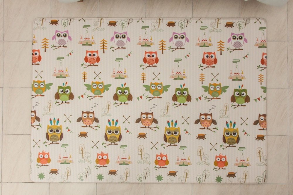Игровой двусторонний коврик FunnyLon Owls