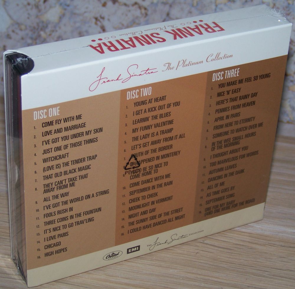Frank Sinatra. The Platinum Collection (3 CD) Фрэнк Синатра