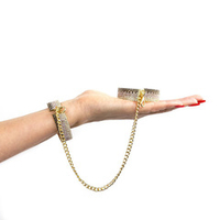 Золотистые наручники Rianne S Diamond Handcuffs Liz
