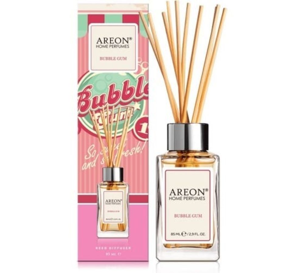 Ароматизатор бытовой 85 мл  AREON HOME PERFUME STICKS  Бабл Гамм (AREON)