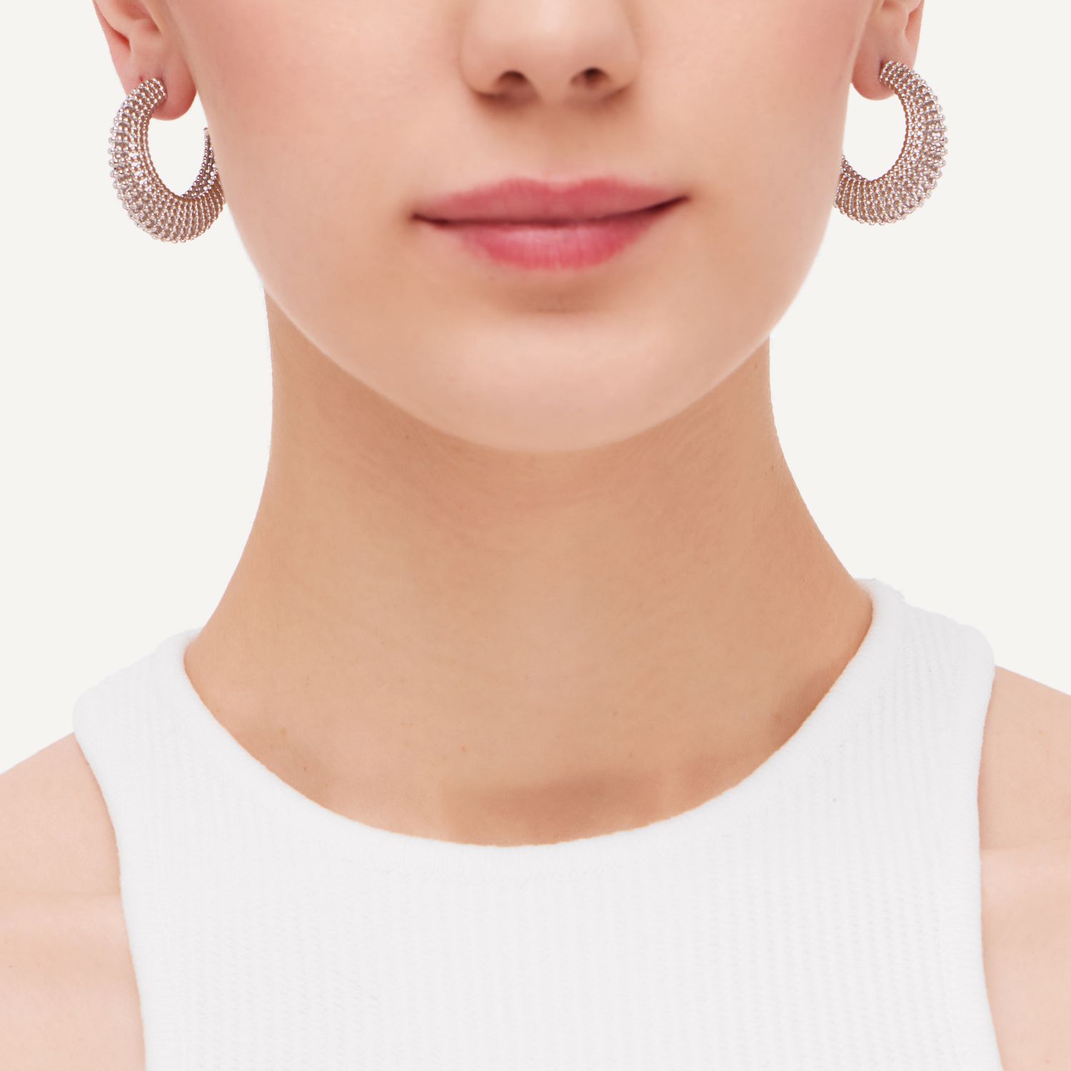 Серьги Dotty Carving Earrings – Silver