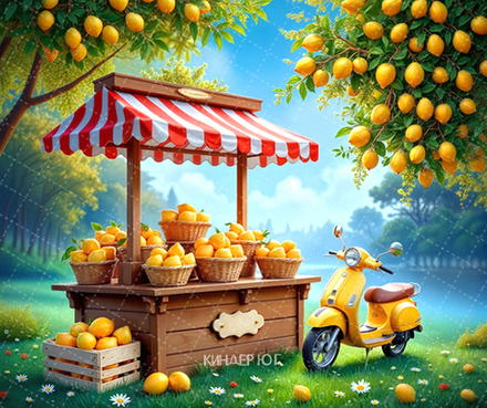 Фотофон "Лимоны" арт. ФФ903-57