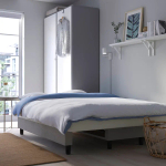 3-местный диван-кровать - IKEA ÄLVDALEN/ALVDALEN/ЭЛВДАЛЕН ИКЕА, 81х82х194 см, серый