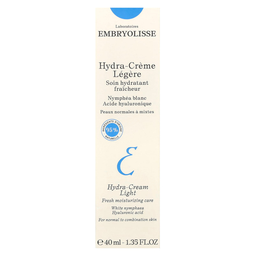 Embryolisse, Hydra-Cream, легкий увлажняющий крем, свежесть, 40 мл (1,35 жидк. унции)