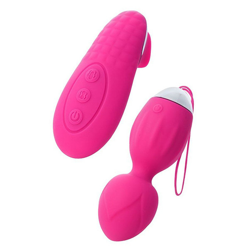 Розовые виброшарики 10см с пультом-стимулятором ToyFa L'roinaTella 564001