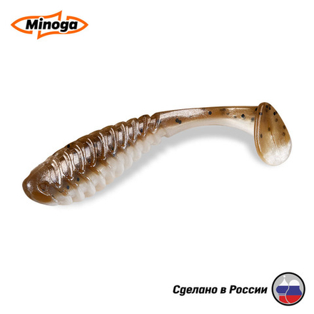 Силиконовая приманка "Minoga" COOPER 3,0"(6шт) 75мм, 2,5гр, цвет 110