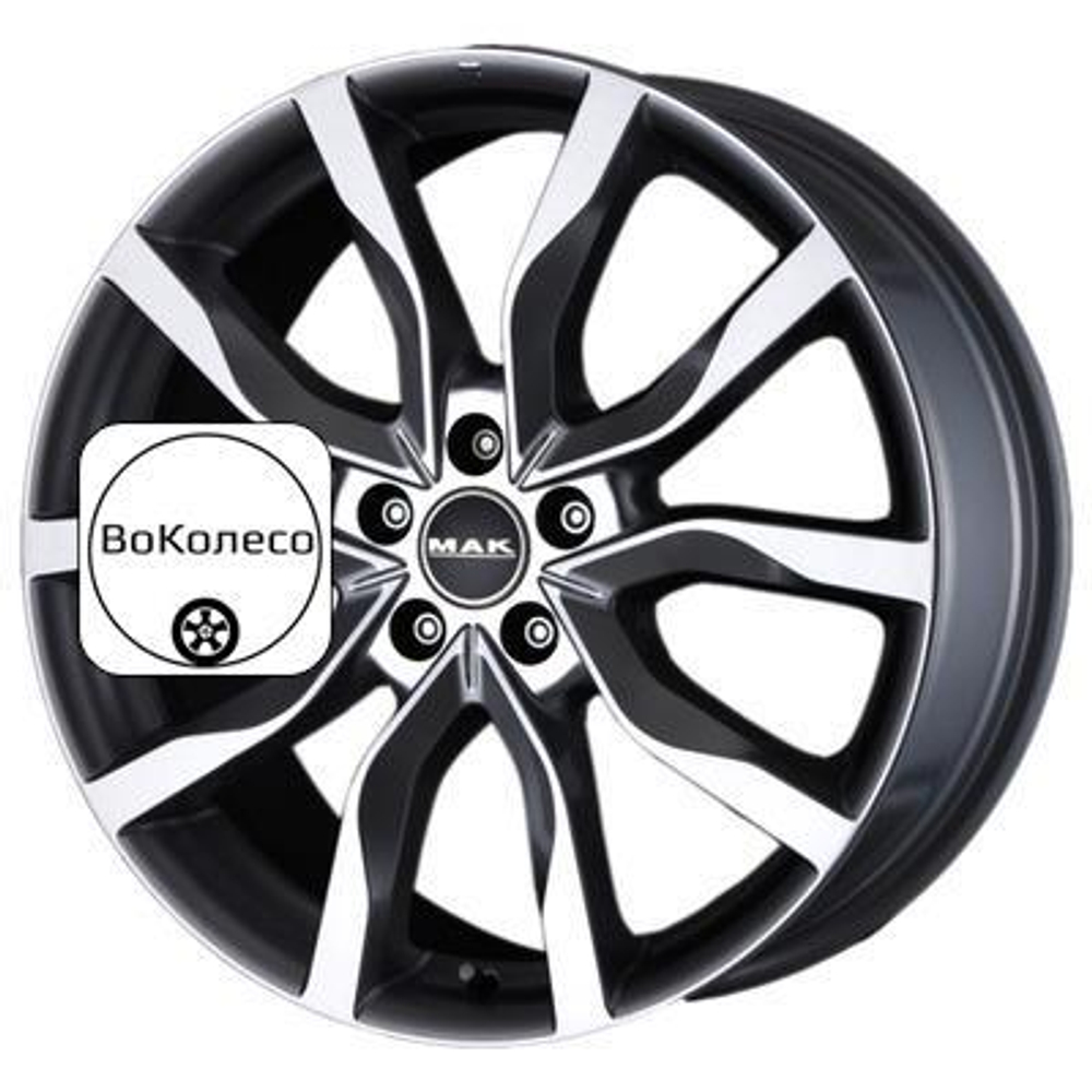 8x19/5x120 ET38 D72,6 Highlands Gunmetal Mirror Face MAK