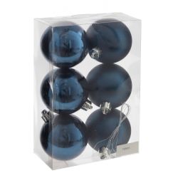 GAEM Набор из 6шт Украшение новогоднее "Шар", D 6 см, L6 W6 H7 см